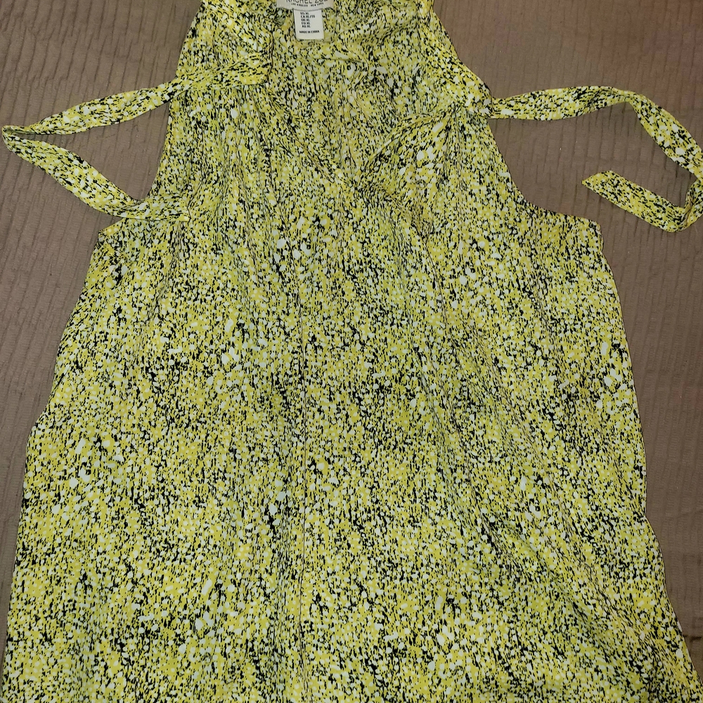 Rachel Zoe Yellow and Black Blouse